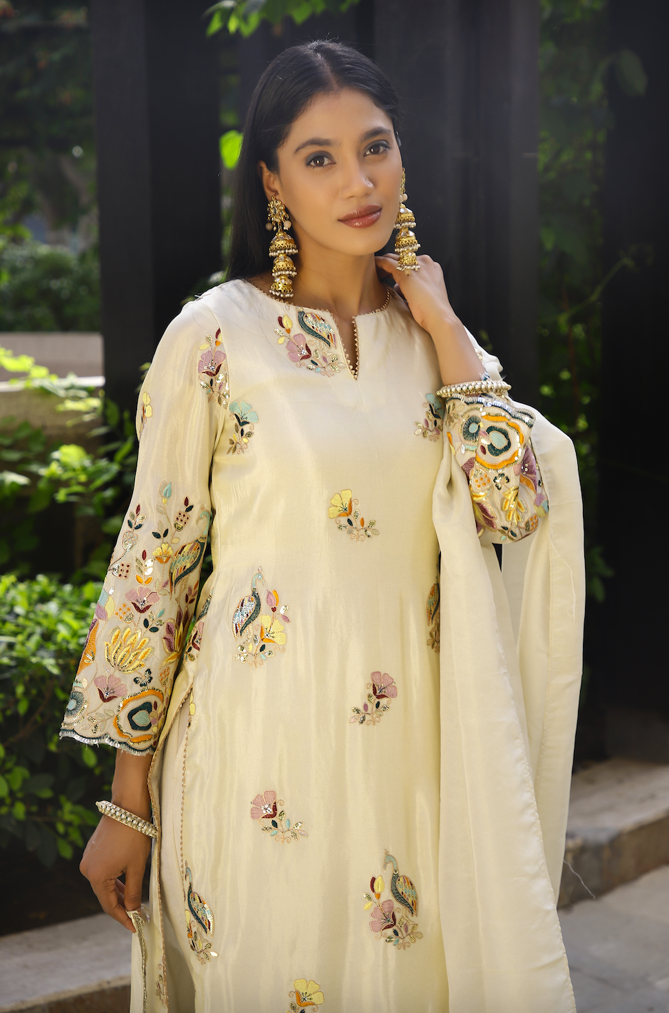 HALA PEACOCK KURTA SET